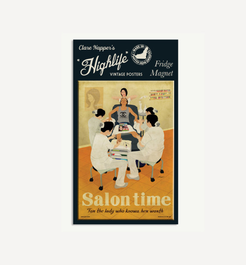 Fridge Magnet – ‘Salon Time’